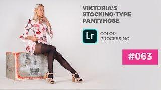 Viktoria's Stocking Pantyhose Lightroom Processing #063 - Pantyhose & Nylon Art Photography
