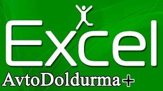 Microsoft Excel dərsləri Azərbaycanca Xanaların Avtomatik doldurulması əməliyyatları 1 ci hissə