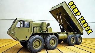 AMAZING RC TRUCK HGP803A HEMTT US MILITARY TRUCK 8X8! New Upgraded Model With 5KG Dump Bed!