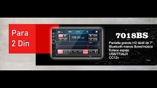 2022 hotsale PolarLander 7018B Car Multimedia Player 2 DIN 7 '' Tela de Toque Bluetooth Link Espelho