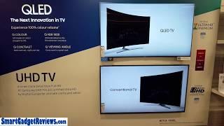 UHD vs QLED 4K TV Picture Comparison Video | Samsung Crystal