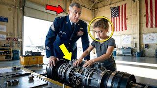 Colonel Laughed When Little Girl Tried To Solve F-18 Engine Problem — What Happened Next Stuns Him!