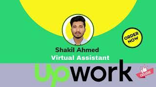 Upwork Portfolio video for Data Entry, Virtual Assistant, Lead Genaration