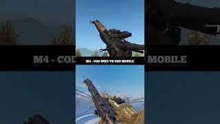 M4 Assault Rifle Comparison | COD Modern Warfare 2 vs COD Mobile | Weapon Inspection & Showcase