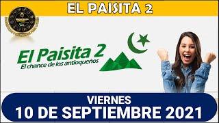 Resultados del Chance EL PAISITA 2 del viernes 10 de septiembre de 2021