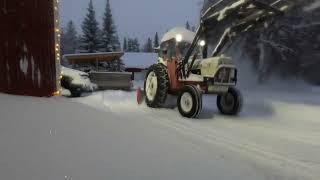 ️SNOW Storm in Sweden  - Snow plowing 30cm of fresh Snow