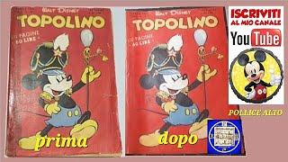 Restauro difficile Topolino Libretto numero 1