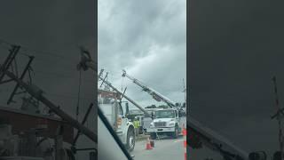 Electric poles come down and destroy buildings ️ ️  #memes #funny #comedy