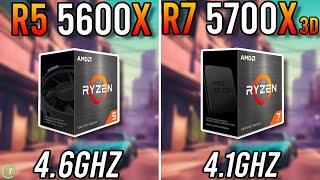 R5 5600X vs R7 5700X3D | RTX 4070 - Tested in 2024