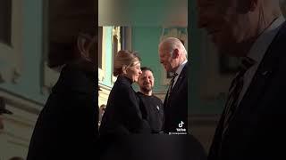 Joe Biden meets Volodymyr Zelensky in Ukraine  #shorts