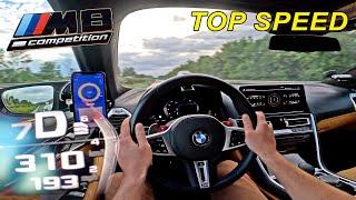 2024 BMW M8 COMPETITION // TOP SPEED on UNLIMITED AUTOBAHN