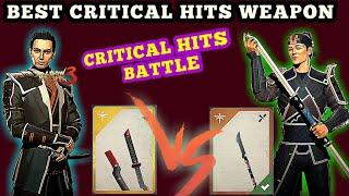 Shadow Fight 3 which weapon is the best for critical hits? let's find out