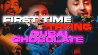 FIRST TIME TASTING THE DUBAI CHOCOLATE …. (MUST WATCH NOW )