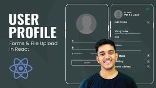 USER PROFILE using React JS | FORMS and FILE UPLOAD in React | React Projects | GeeksforGeeks