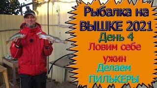 Рыбалка на ВЫШКЕ 2021  День 4. Астраханская область  р Бахтимир Ловим рыбу на ужин  Делаем пилькеры