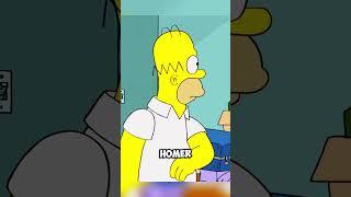 Homer is trying to cheat the system #shorts #simpsons #cartoon