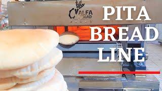 Fully automatic pita bread production line 