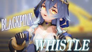 【原神/Genshin Impact】レイラでBLACKPINK - WHISTLE【4K】【MMD】【カメラ配布/Camera DL】