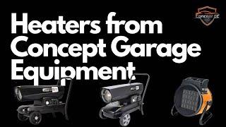 Space Heaters by Concept Garage Equipment