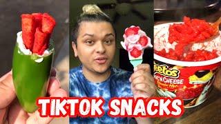 Trying VIRAL TikTok Snacks & Food Hacks!