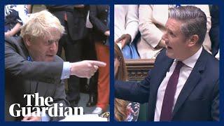 PMQs: Boris Johnson and Keir Starmer clash over rail strikes