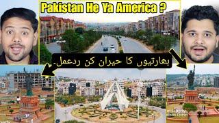 Indian Reaction On Bahria Town Islamabad Shehar Drone Views .