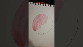 2 Shades of pink Moon    #viralvideo #moon #pinkmoon #art #artvlogger #sketchbookideas #vlogger
