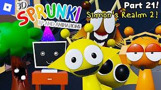 3D Sprunki RP And Animations [Part 21, Simon's Realm 2] : roblox mascot gameplay walkthrough
