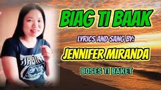 BIAG TI BAAK_voice over BOSES TI BAKET Lyrics and sang ny Jennifer Miranda