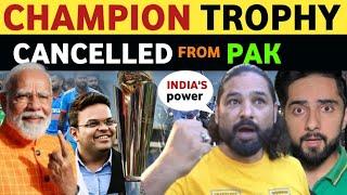 CHAMPIONS TROPHY CANCELLED FROM PAK? INDIA'S BIG WIN, ABID ALI REACTION ON INDIA, REAL ENTERTAINMENT