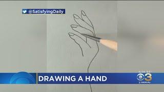 Video Of Artist Drawing Hand Goes Viral