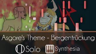 Asgore's Theme/Bergentrückung - |ANIMATED SOLO PIANO COVER| -- Synthesia HD