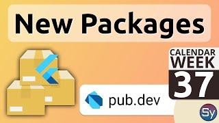 Flutter CAM PLUGIN, EPUB Reader & more - WEEK 37 - PACKAGE RELEASES