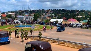 VURUGU KIGOMA, WAENDESHA BODABODA WAANDAMANA, WADAI KUNYANYASWA, POLISI WAINGILIA KATI, TUNAELIMISHA