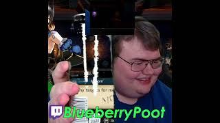 STREAMER CAUGHT GHOST on CAMERA | BlueberryPoot Stream Highlights #Shorts