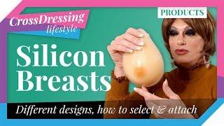 Silicone breast forms for crossdressers, transgender, drag queens | Breast form adhesives