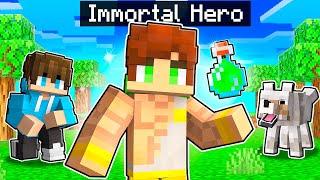 Becoming an IMMORTAL HERO in Minecraft!