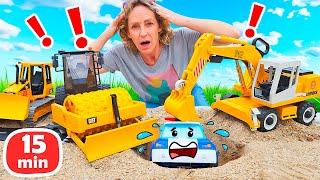 Spielzeug Video für Kinder - 15 Minuten Kompilation. Spielspaß mit Nicole und Spielzeugautos