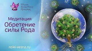 Медитация Обретение Силы Рода.  Восстановления Силы Рода, соединение с древом рода,. Хранители Рода