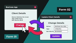 C++ GUI: Exchange Data Between Forms | WinForms