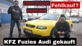 KfZ Fuzies 24Std Projekt gekauft! Audi A3 1.8t .Schaffen wir 300 Kilometer.Youtuber Auto bei uns.