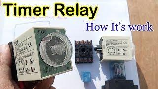 8 pin timer relay wiring diagram in Urdu/Hindi | star delta timer connection