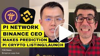 Pi Network l Binance CEO makes crypto and pi network prediction after this l cryptos next big break