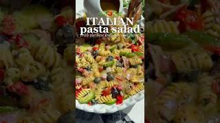 Italian Pasta Salad: Click the link in my bio and then select the photo to get the recipe ️
