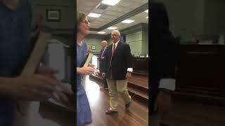 David Davila swearing in ceremony on the Scott County Fiscal Court.