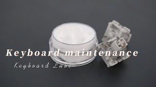 How to maintain a mechanical keyboard#keyboard Switch lube#PFPE#lubricants #keyboardcover