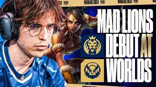 WORLDS 2024 BEGINS WITH MAD LIONS VS VKE - WORLDS PLAYINS 2024 - CAEDREL