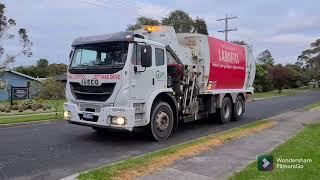 Bass coast Landfill and Litter bin truck #6 #10 (First to film the new litter trucks)