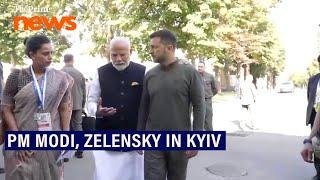 PM Modi, Zelenksy at  Multimedia Exposition ‘Martyrologist’ at Ukraine National Museum in Kyiv