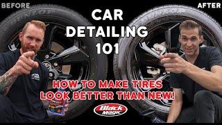 How to Make Tires Shine | Black Magic Tire Wet